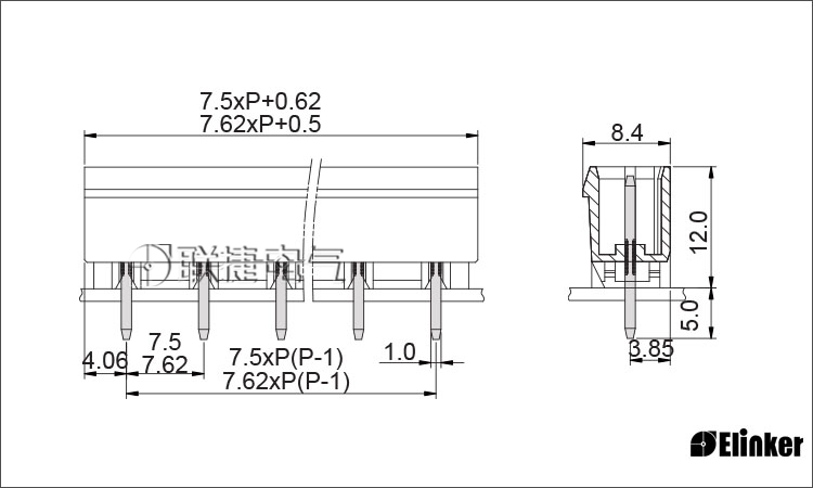 LSZ1V-7.62弹簧式接线端子