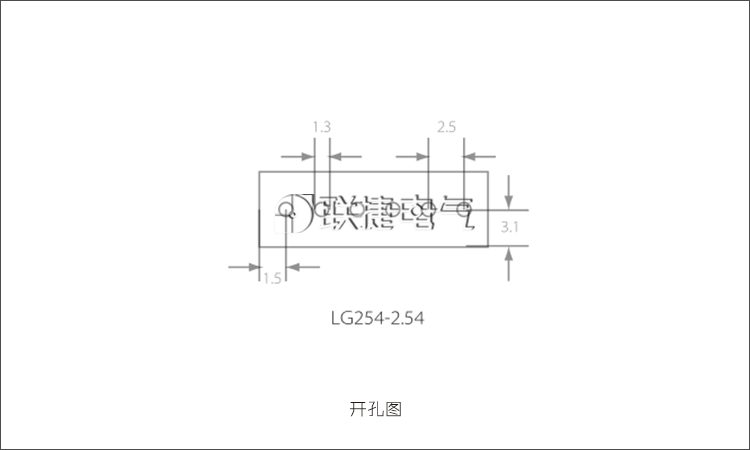 LG254-2.54 直焊式接线端子